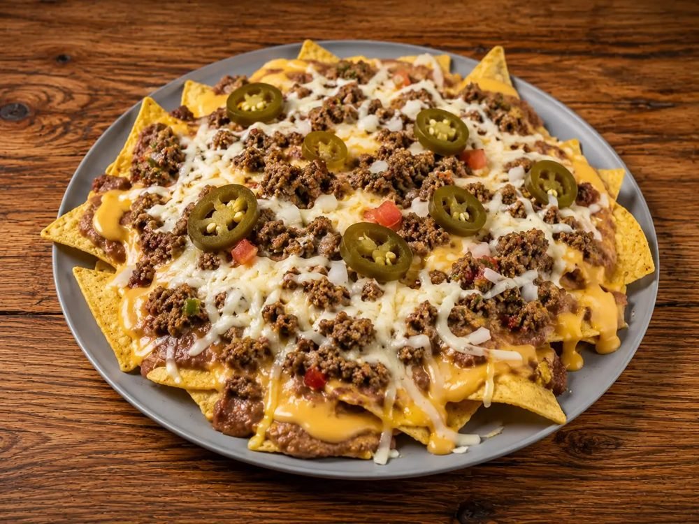 Nachos con queso